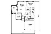 Craftsman Style House Plan - 3 Beds 2.5 Baths 1844 Sq/Ft Plan #20-2334 