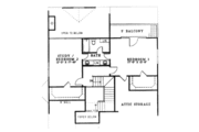 European Style House Plan - 3 Beds 2.5 Baths 2287 Sq/Ft Plan #17-2279 