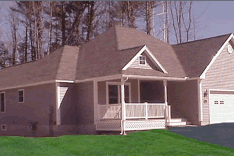 Dream House Plan - Exterior - Front Elevation 4 for Traditional House Plan #20-1420 - 2 bed, 2 bath