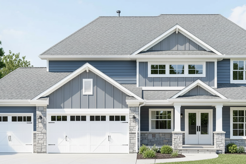 Architectural House Design - Exterior - Front Elevation 2 for Traditional House Plan #1122-21 - 3 bed, 3 bath