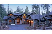 Craftsman Style House Plan - 4 Beds 4.5 Baths 4208 Sq/Ft Plan #892-3 Exterior 