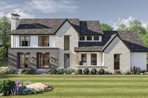 Modern Exterior - Front Elevation Plan #455-358