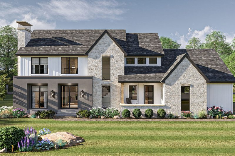 House Plan Design - Modern Exterior - Front Elevation Plan #455-358