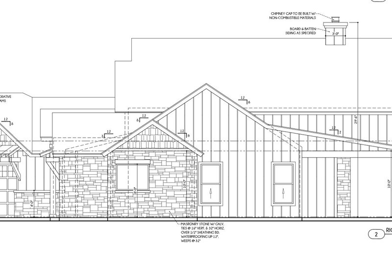 House Design - Exterior - Other Elevation 1 for Craftsman House Plan #1110-12 - 3 bed, 3 bath