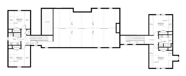 Architectural House Design - Farmhouse Floor Plan - Upper Floor Plan #1114-102