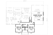 Craftsman Style House Plan - 3 Beds 3 Baths 2334 Sq/Ft Plan #20-1829 