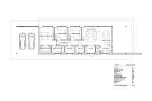 Floor Plan - Main Floor for Modern House Plan #552-7 - 3 bed, 2 bath