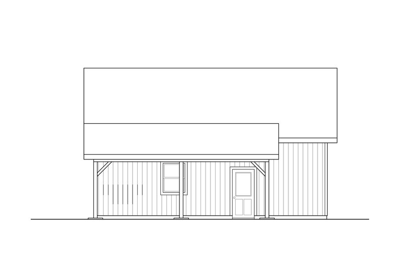 Architectural House Design - Exterior - Other Elevation for Ranch House Plan #124-1132, 0 bath
