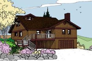 Traditional Exterior - Front Elevation Plan #60-389