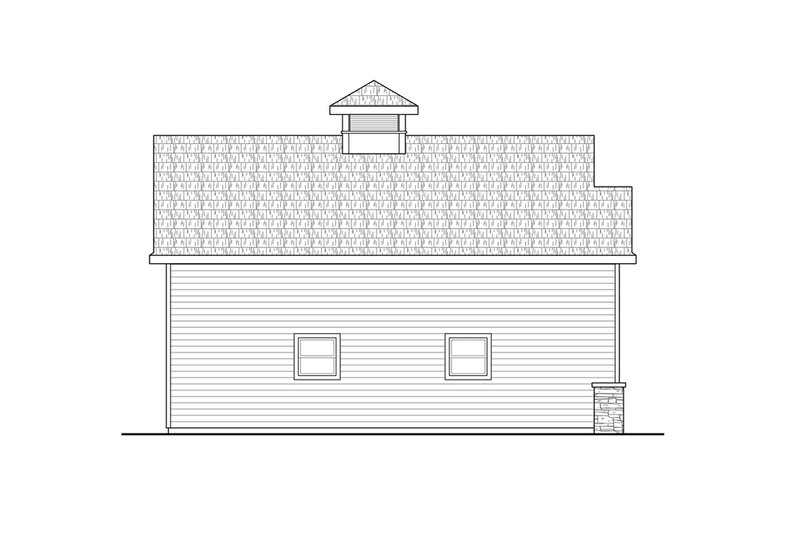 Dream House Plan - Exterior - Other Elevation for Farmhouse House Plan #124-1288, 0 bath