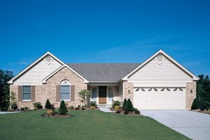 Traditional Exterior - Front Elevation Plan #57-104