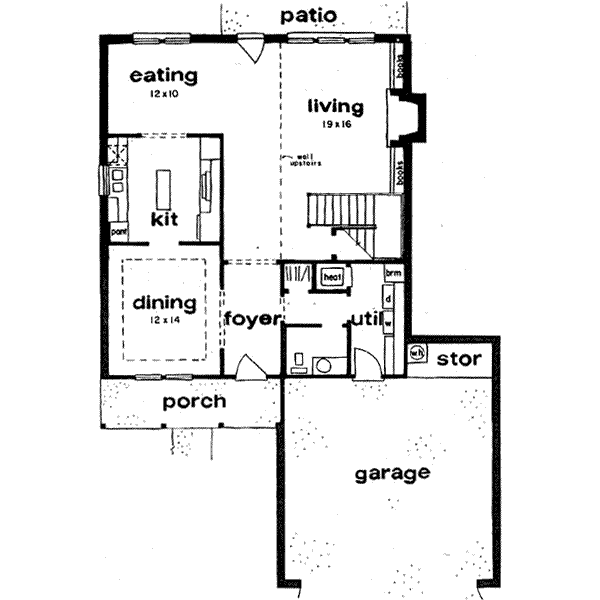 Traditional Floor Plan - Main Floor Plan #36-414