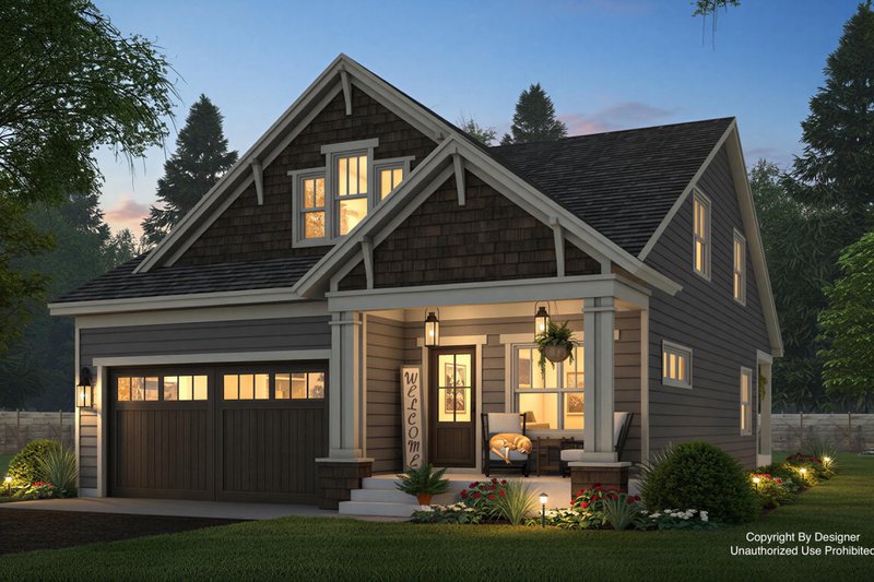 Architectural House Design - Exterior - Front Elevation 3 for Traditional House Plan #51-1551 - 5 bed, 4 bath