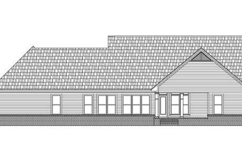 Home Plan - Exterior - Rear Elevation for Country House Plan #21-188 - 3 bed, 2.5 bath