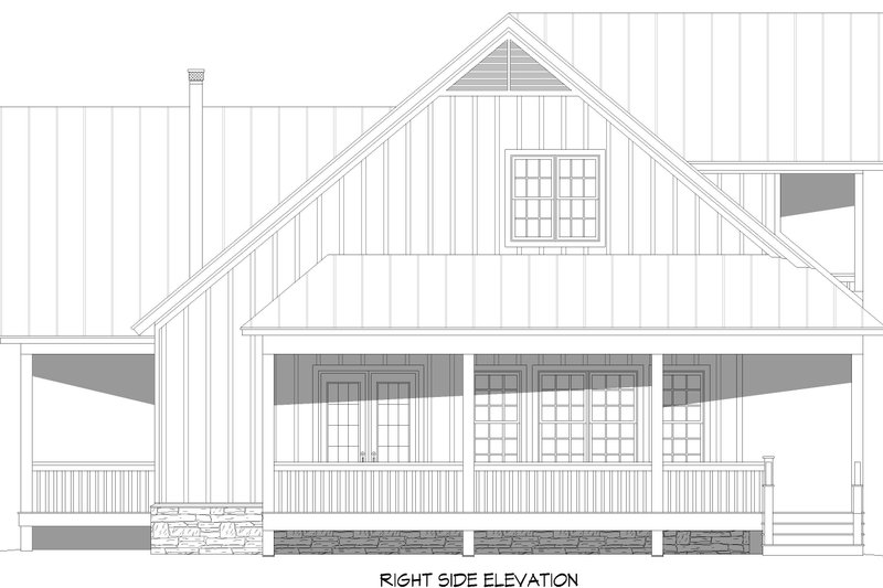 Home Plan - Exterior - Other Elevation 1 for Southern House Plan #932-802 - 3 bed, 3.5 bath