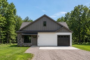 Architectural House Design - Exterior - Front Elevation for Modern House Plan #20-2631 - 1 bed, 1 bath