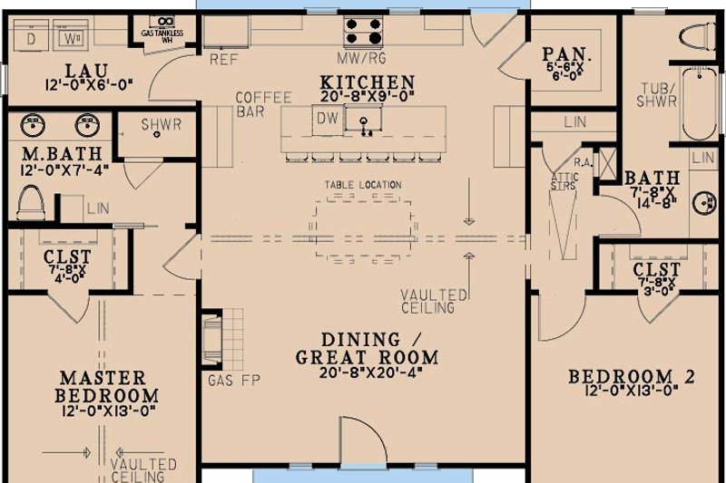 Architectural House Design - Exterior - Front Elevation 3 for Farmhouse House Plan #923-508 - 2 bed, 2 bath