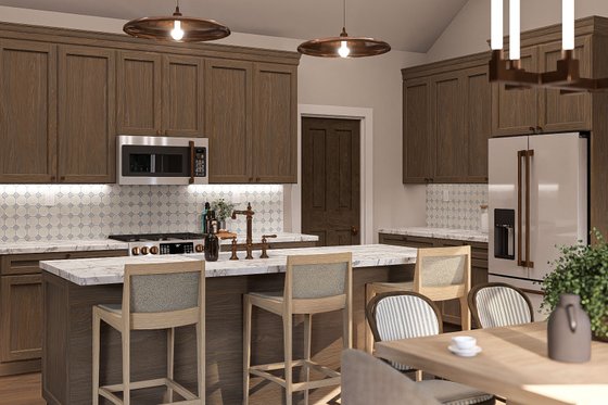 Interior - Kitchen for Cottage House Plan #455-410 - 3 bed, 2 bath