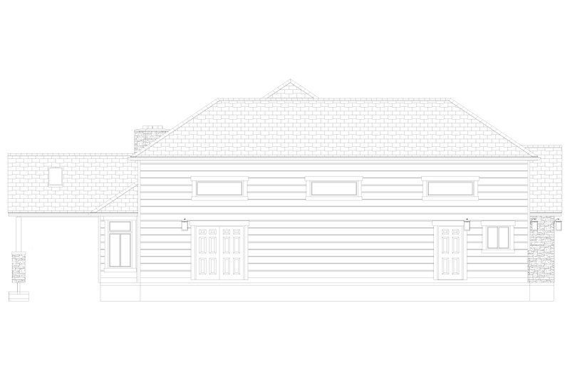 Home Plan - Exterior - Other Elevation for Traditional House Plan #1060-445 - 3 bed, 2 bath