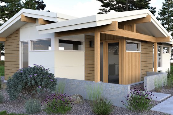 Photo for Modern House Plan #895-152 - 1 bed, 1 bath
