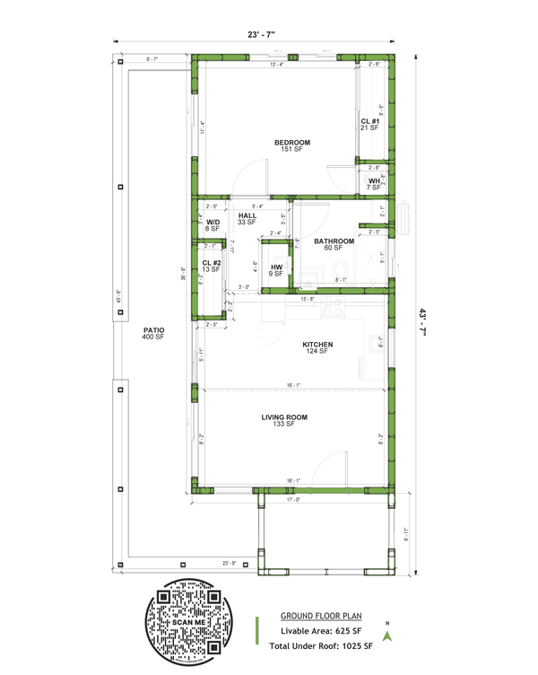 Mediterranean Floor Plan - Main Floor Plan #1106-24