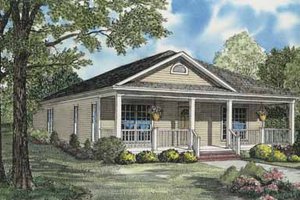 Traditional Exterior - Front Elevation Plan #17-555