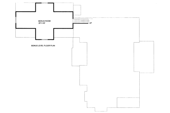 Floor Plan - Other Floor for Bungalow House Plan #117-624 - 3 bed, 2.5 bath