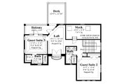 Mediterranean Style House Plan - 4 Beds 5 Baths 3031 Sq/Ft Plan #930-22 