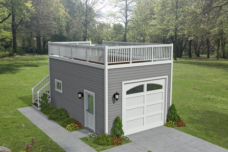 House Blueprint - Country Exterior - Front Elevation Plan #932-1361