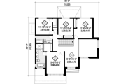 Contemporary Style House Plan - 4 Beds 2 Baths 2979 Sq/Ft Plan #25-4339 