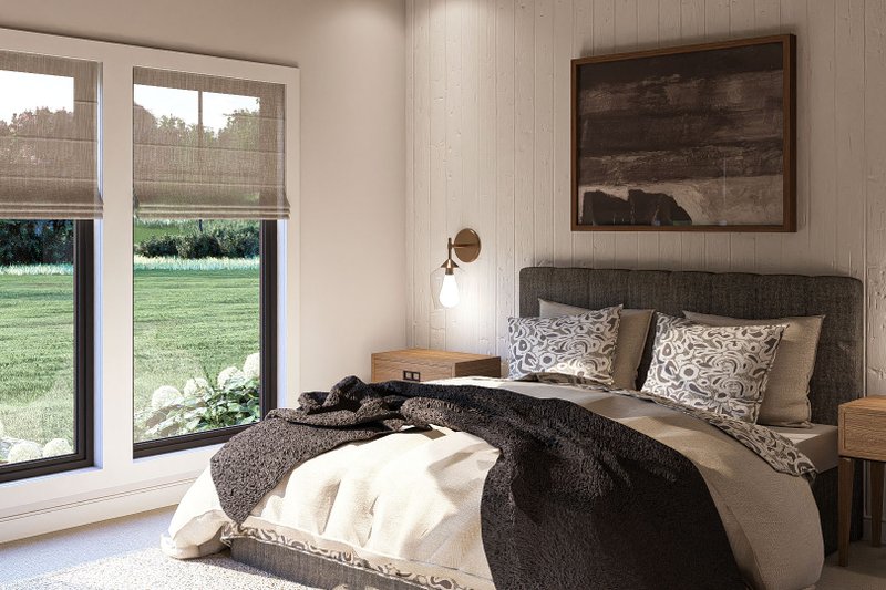 Dream House Plan - Interior - Master Bedroom for Craftsman House Plan #455-212 - 2 bed, 2.5 bath