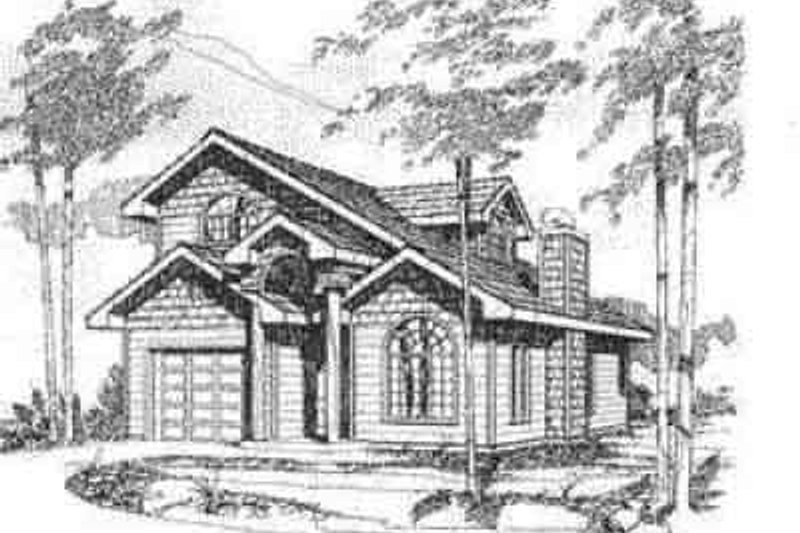 Architectural House Design - Traditional Exterior - Front Elevation Plan #117-188