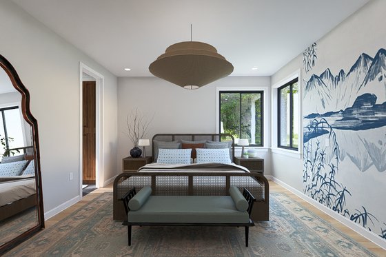 Interior - Family Room 5 for Modern House Plan #1060-236 - 4 bed, 4 bath