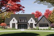 European Style House Plan - 4 Beds 4.5 Baths 3697 Sq/Ft Plan #1096-145 