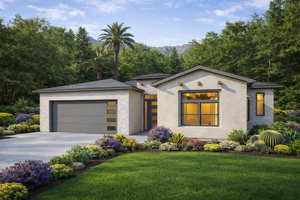 Architectural House Design - Contemporary Exterior - Front Elevation Plan #1111-22