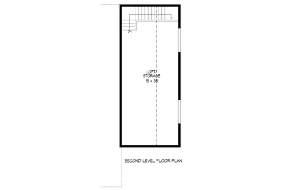 Floor Plan - Upper Floor for Country House Plan #932-74, 0 bath