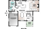 Traditional Style House Plan - 4 Beds 2.5 Baths 2197 Sq/Ft Plan #23-2285 