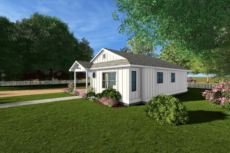 Architectural House Design - Exterior - Other Elevation for Cottage House Plan #126-269 - 2 bed, 1 bath