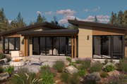 Modern Style House Plan - 2 Beds 2 Baths 1532 Sq/Ft Plan #895-157 