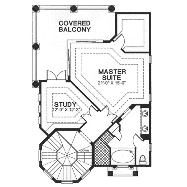 European Floor Plan - Other Floor Plan #115-147