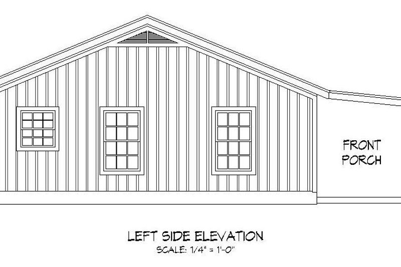 Dream House Plan - Exterior - Other Elevation for Traditional House Plan #932-490 - 2 bed, 1 bath