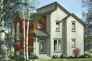 Modern Style House Plan - 2 Beds 1 Baths 1132 Sq/Ft Plan #25-4203 