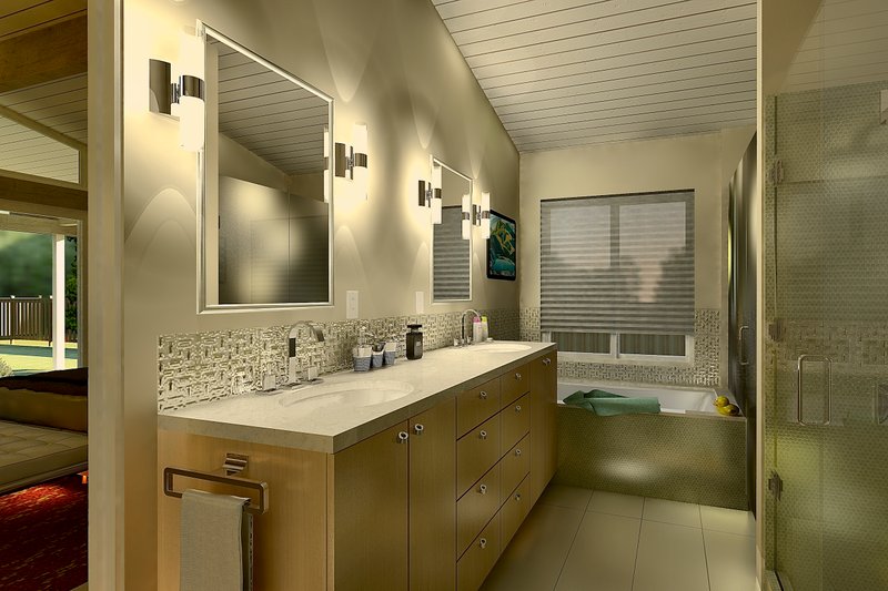 House Design - Interior - Master Bathroom for Ranch House Plan #489-2 - 3 bed, 2.5 bath