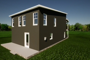 Country Style House Plan - 3 Beds 2.5 Baths 1969 Sq/Ft Plan #1116-25 Exterior 