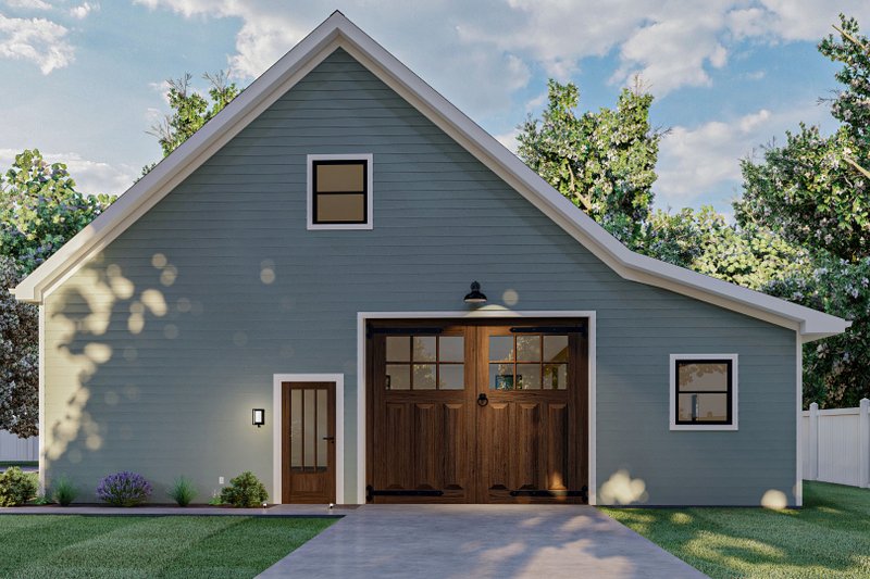 Architectural House Design - Exterior - Other Elevation 1 for Traditional House Plan #455-205, 1 bath