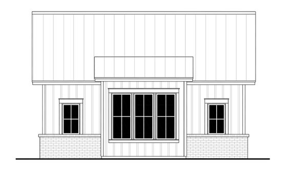 Exterior - Front Elevation 4 for Farmhouse House Plan #430-267, 0 bath