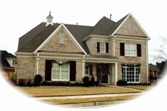 Exterior - Front Elevation for European House Plan #81-1234 - 4 bed, 3.5 bath