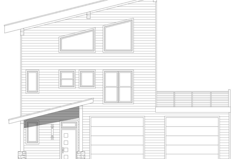 House Design - Exterior - Other Elevation for Contemporary House Plan #932-1225 - 3 bed, 3.5 bath