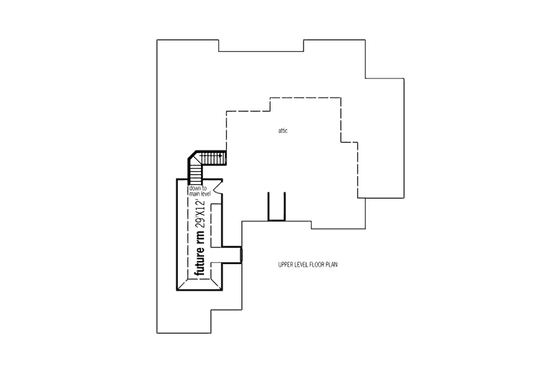Floor Plan - Other Floor for European House Plan #45-357 - 3 bed, 2.5 bath
