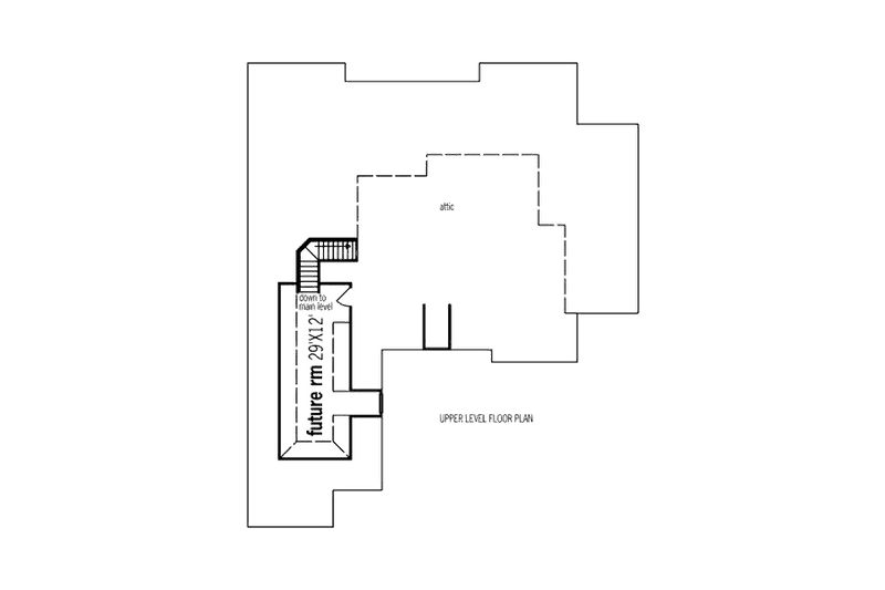 Home Plan - Floor Plan - Other Floor for European House Plan #45-357 - 3 bed, 2.5 bath